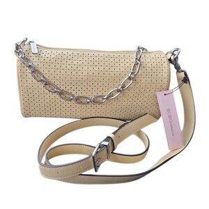 BCBGeneration 2 Way Perforated Leather Crossbody Bag